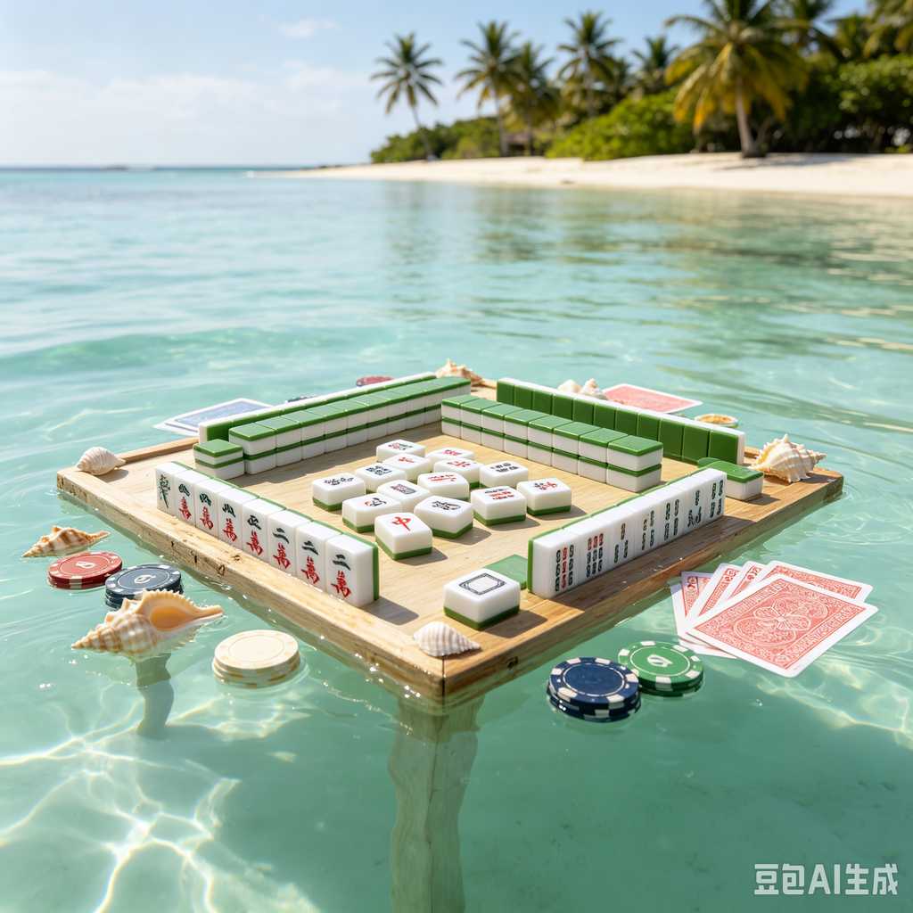 retro vintage mahjong set